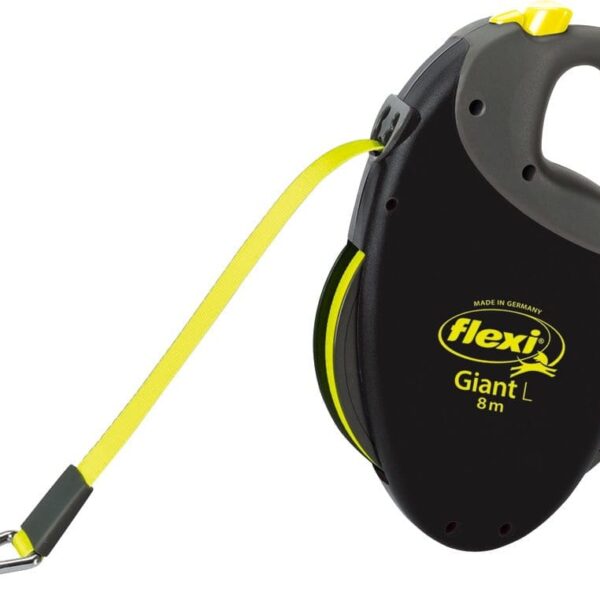 Lesa Flexi Giant Banda 8 m 50 kg Negru/Neon 20929