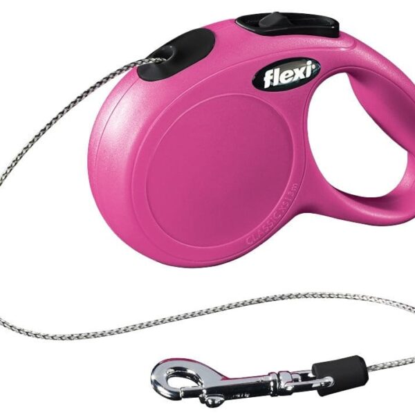 Lesa Flexi Snur Classic XS 3 m 8 kg Roz 11776