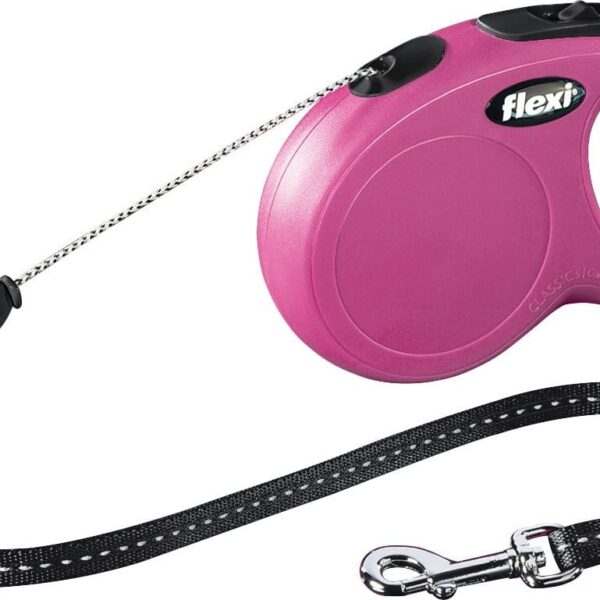 Lesa Flexi Snur Classic S 5 m /12 kg Roz 11786