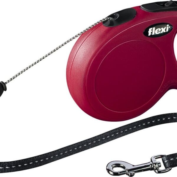 Lesa Flexi Snur Classic Long S 8 m 12 kg Rosu 11803