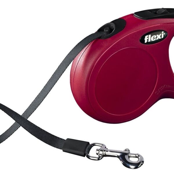 Lesa Flexi Banda Classic S 5 m 15 kg Rosu 11833