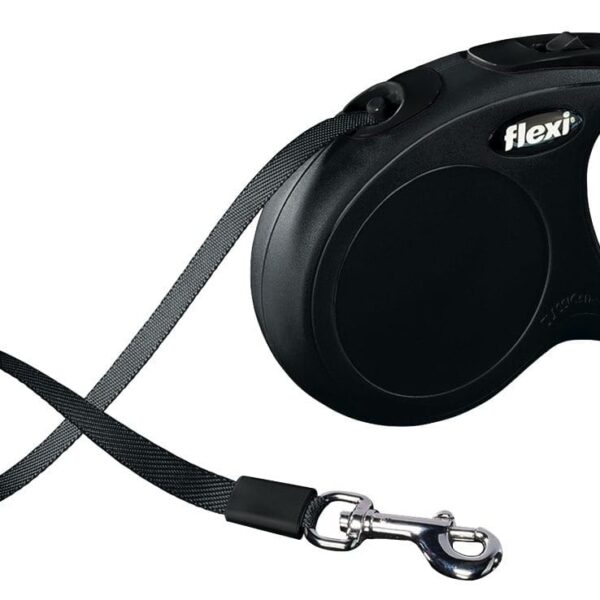 Lesa Flexi Banda Classic S 5 m 15 kg Negru 11831