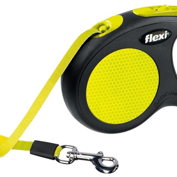 Lesa Flexi New Classic Neon cu Banda S 5 m Neon 20914