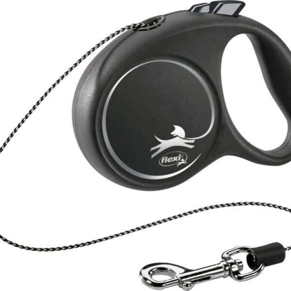 Lesa Flexi Black Design Snur XS: 3m/8kg