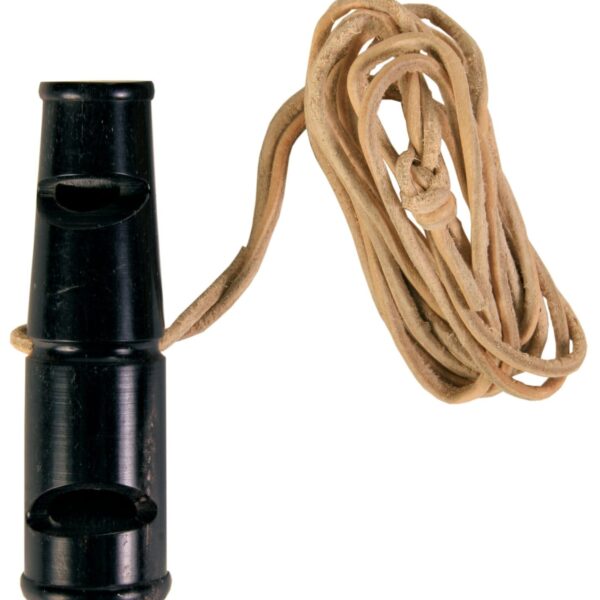 Fluier cu Banda de Piele 6 cm 2254