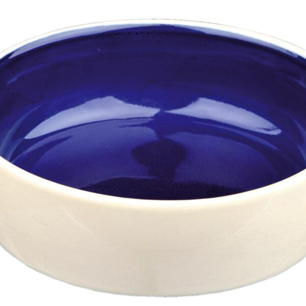 Castron Ceramica 0.3 l /12 cm Crem Albastru 2467