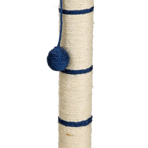 Sisal Plat cu Stalp si Jucarie H62 cm Diametru 35 cm 4310 (R)