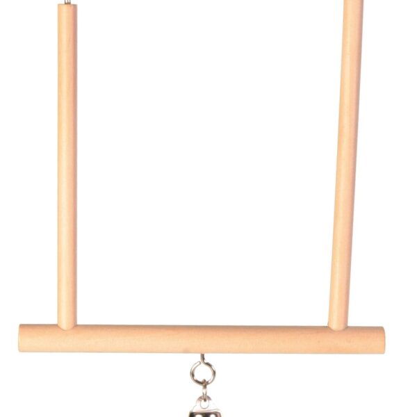 Jucarie Leagan Lemn cu Clopotel 12x13 cm 5830