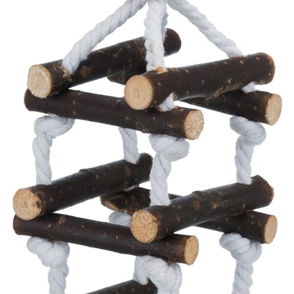 Jucarie Scara Natur cu Sfoara si Clopotel 34 cm 5886