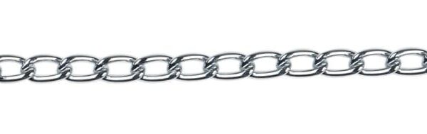 Lesa Lant Clasic Maner Chinga 1 m/4 mm Negru 14031