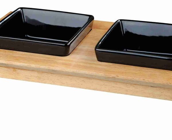 Set 2 buc Castron Ceramic In Suport 0.40 l 24821