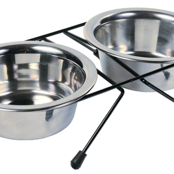 Set 2 buc Castron Inox In Suport 0.45/12 cm 24831