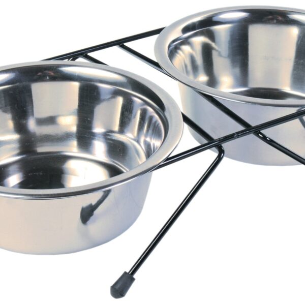 Set 2 buc Castron Inox In Suport 0.75/15 cm 24832