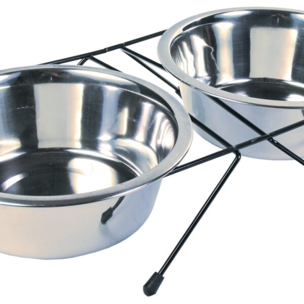 Set 2 buc Castron Inox In Suport 1.8 l/20 cm 24833