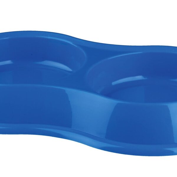 Castron Dublu Plastic Antiderap 0.2 l/11 cm 24985