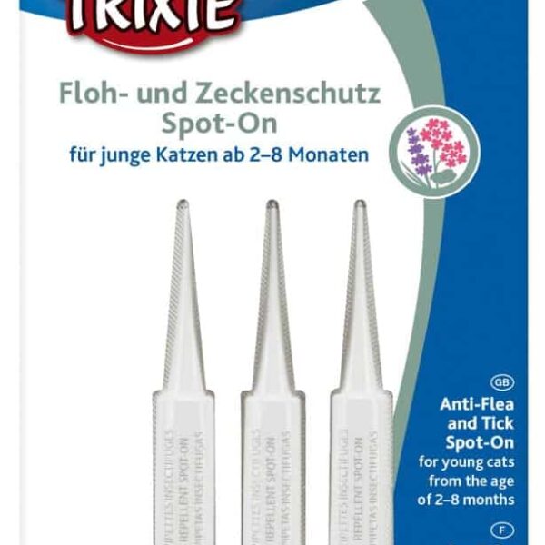 Picaturi Antiparazitare Pisica 2-8 luni 3x0.6 ml Nat 25379