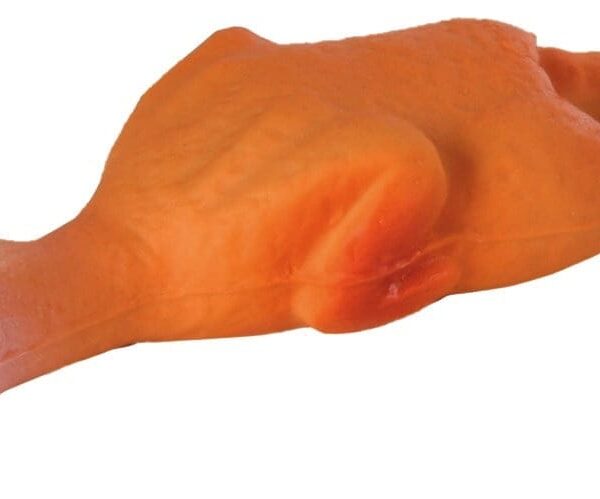Jucarie Rata Latex 14 cm cu Sunet 35093