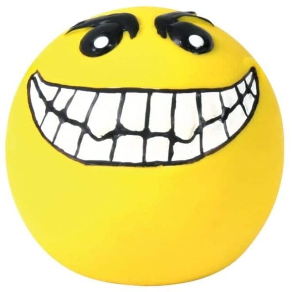 Jucarie Minge Smiley Latex 6 cm cu Sunet 35266