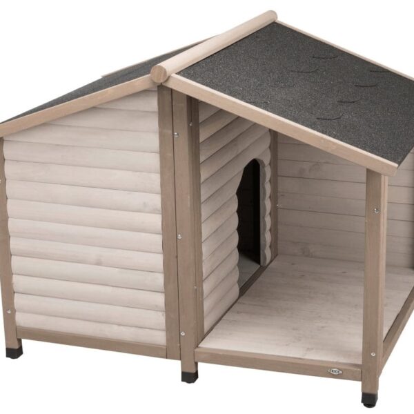 Casuta Caini Lodge M-L 130 X 100 X 105 Cm Gri 39517