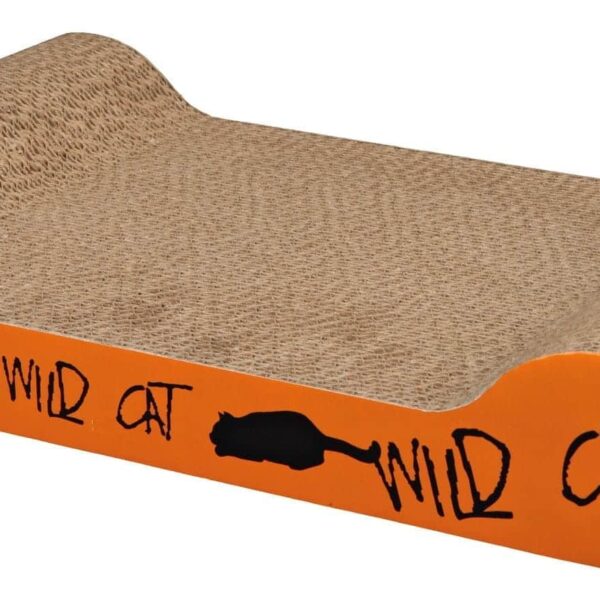 Carton Scratch me Wild Cat 41x7x24 cm Portocaliu 48000