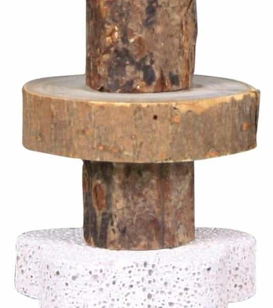 Jucarie Nimfe Lemn si Piatra Naturala 16 cm 58951