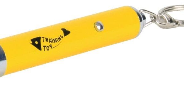 Jucarie Pisici Breloc cu Led 8 cm Galben 4130