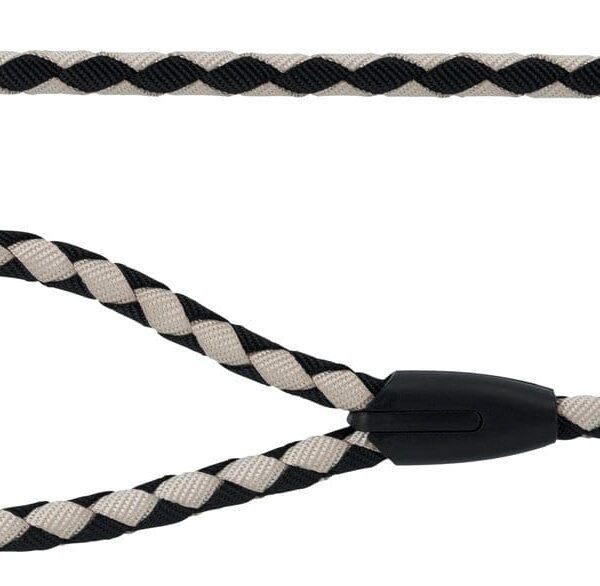 Lesa Coarda 1 m/12 mm Negru/Gri 143403