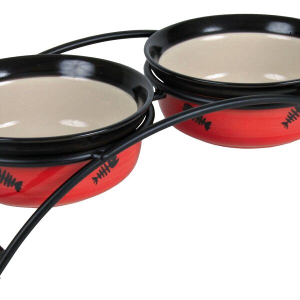 Set 2 buc Castron Ceramica In Suport 0.25 l/12.5 cm 24790