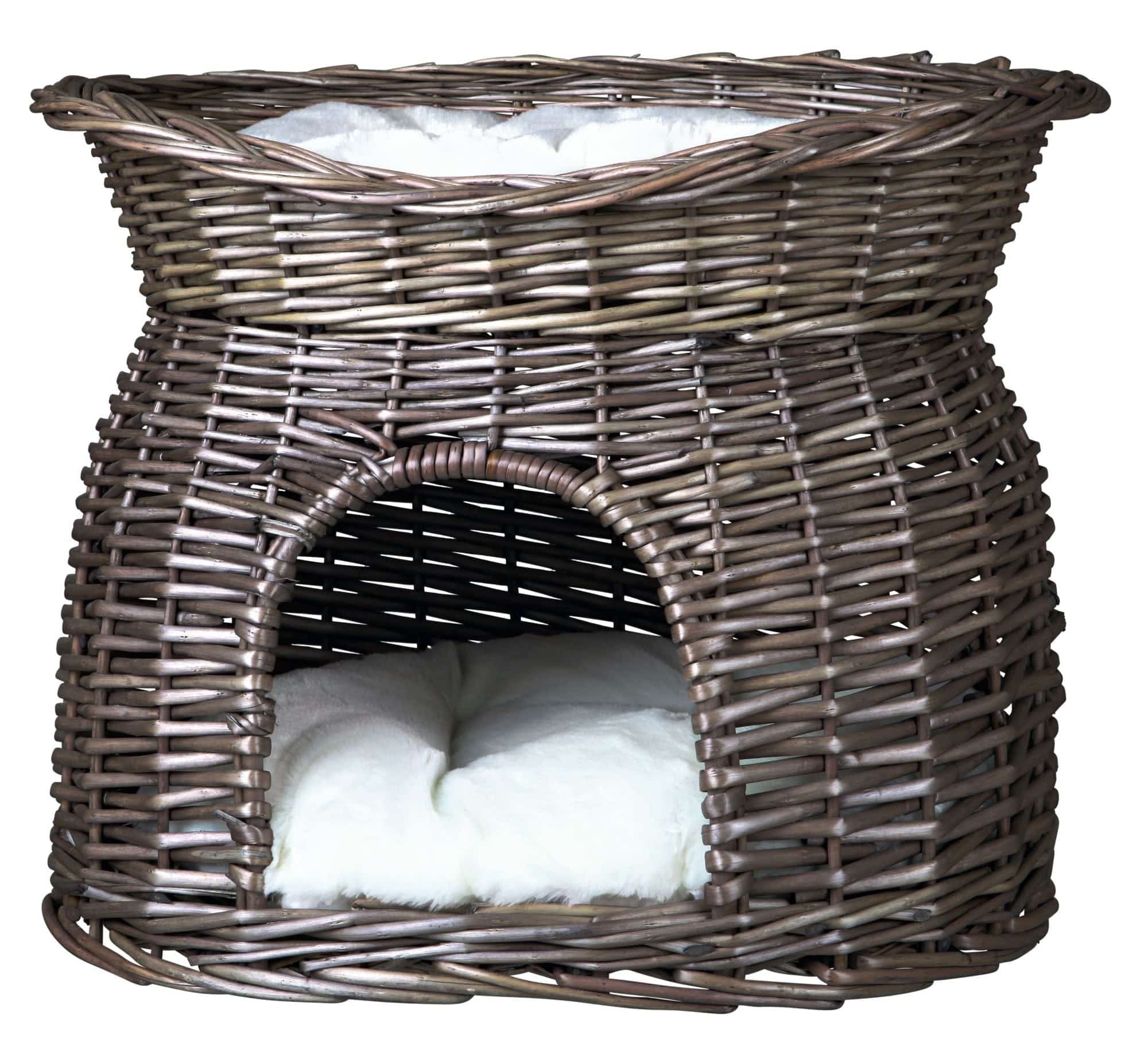 4053032028739 Cos cu 2 Pernite 2x1 Nuiele 54x43x37 cm Gri 2873