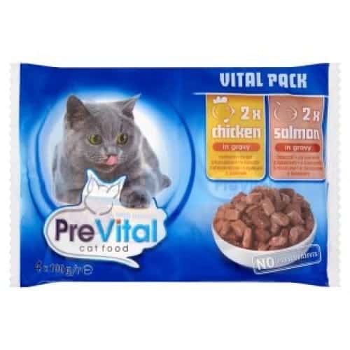 Prevital Cat 4x100 g Piu si Somon