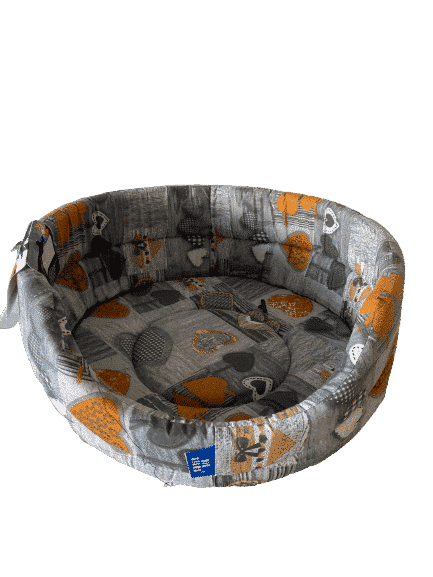 Cos Burete Textil Rotund 40cm Diverse Culori