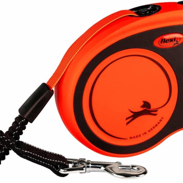 Lesa Flexi Banda Xtreme L 8M/55KG Portocaliu cu Negru
