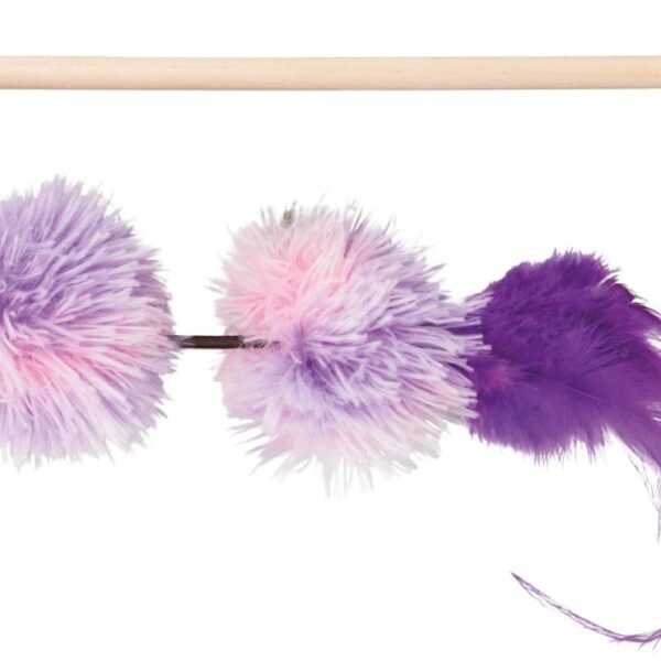 Jucarie Undita cu bile pompon pentru Pisici 45 cm