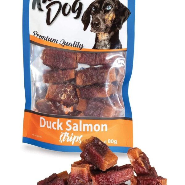 Cuburi din Carne de Rata si Somon